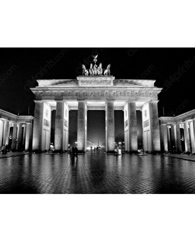 La puerta de Brandenburgo, Berlín, Alemania La puerta de Brandenburgo, Berlín, Alemania