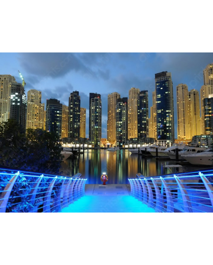 Marina en Dubai, Emiratos Árabes Unidos