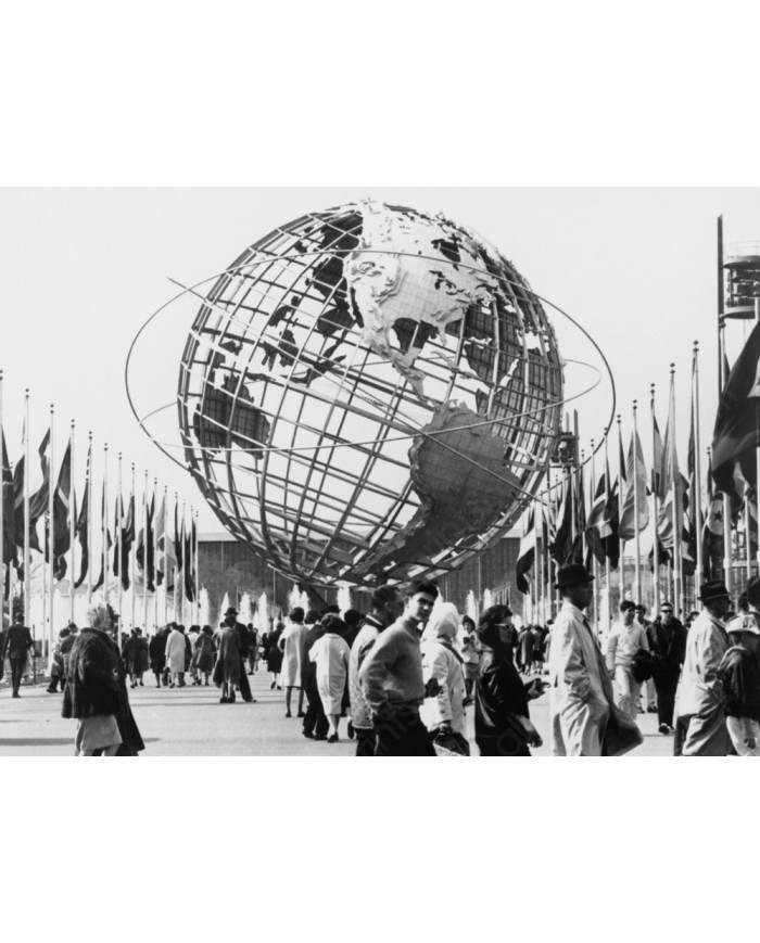 El Unisphere, símbolo de la exposición Universal de Nueva York 1964-65, Parque Flushing Meadow, Nueva York
