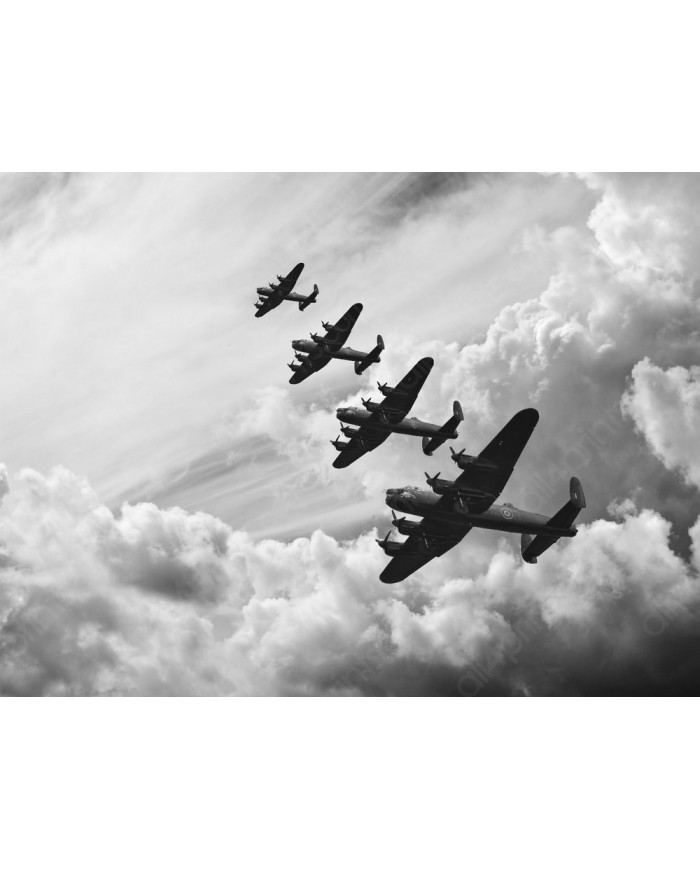 Bombarderos Lancaster, segunda guerra mundial, UK