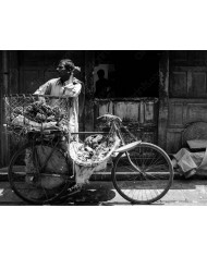 Vendedor de frutas, Kathmandu, Nepal, 1964