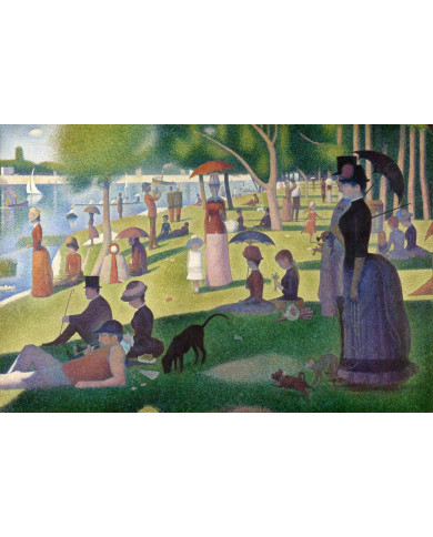 George Seurat, Dimange à La Grande Jatte George Seurat, Dimange à La Grande Jatte