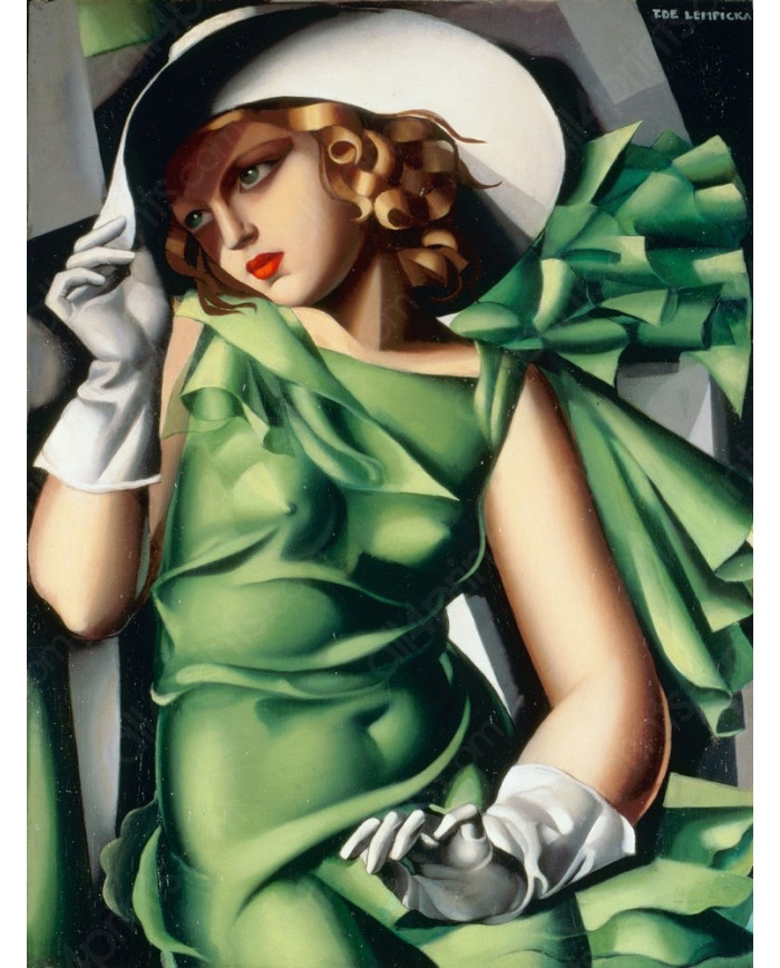 T.Lempika, Femme en vert