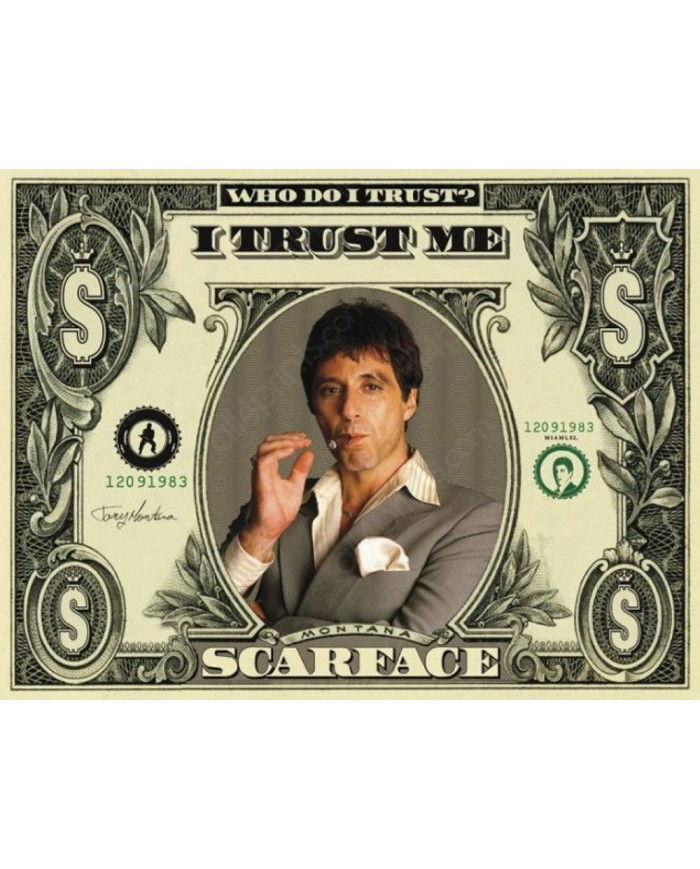 Scarface: Al Pacino Dollar bill