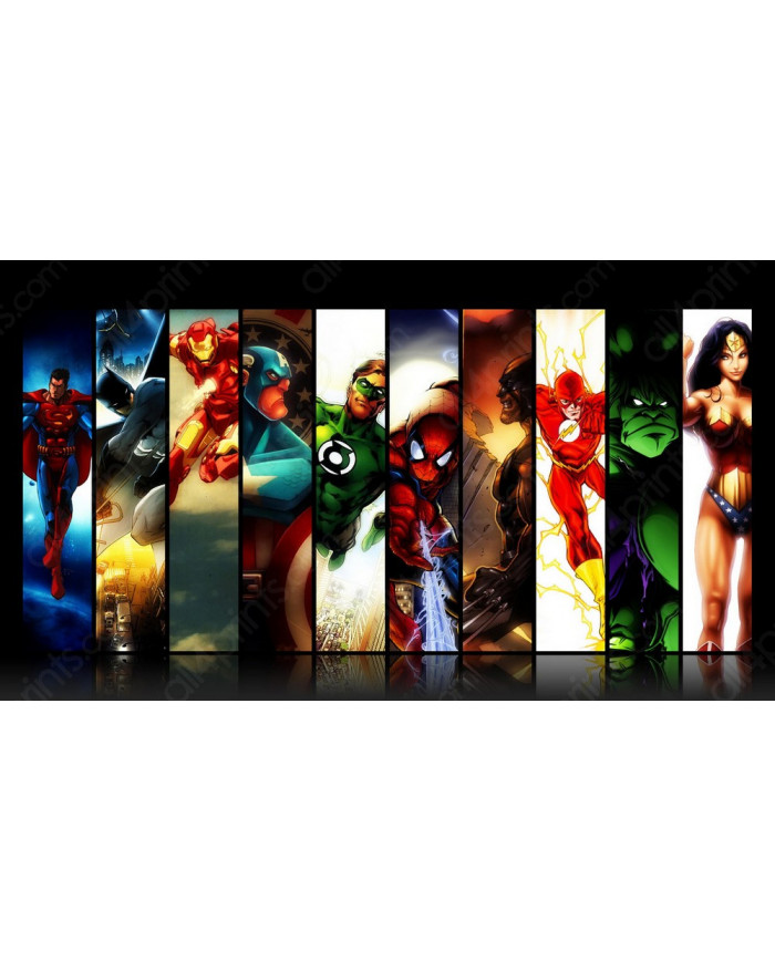 Comic de los héroes de Marvel