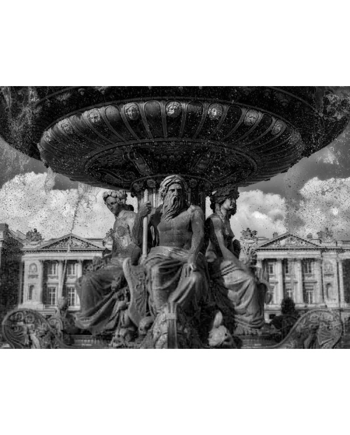 Detalle de la Plaza de la Concordia, París