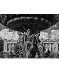 Detalle de la Plaza de la Concordia, París