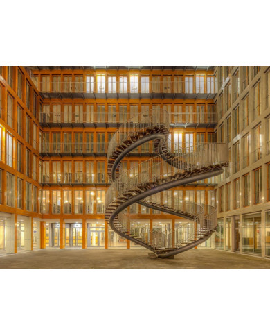 Stairs going nowhere, KPMG Building, Munich
