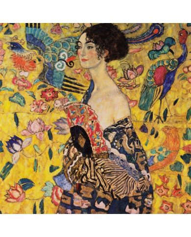 Gustav Klimt, Woman with fan