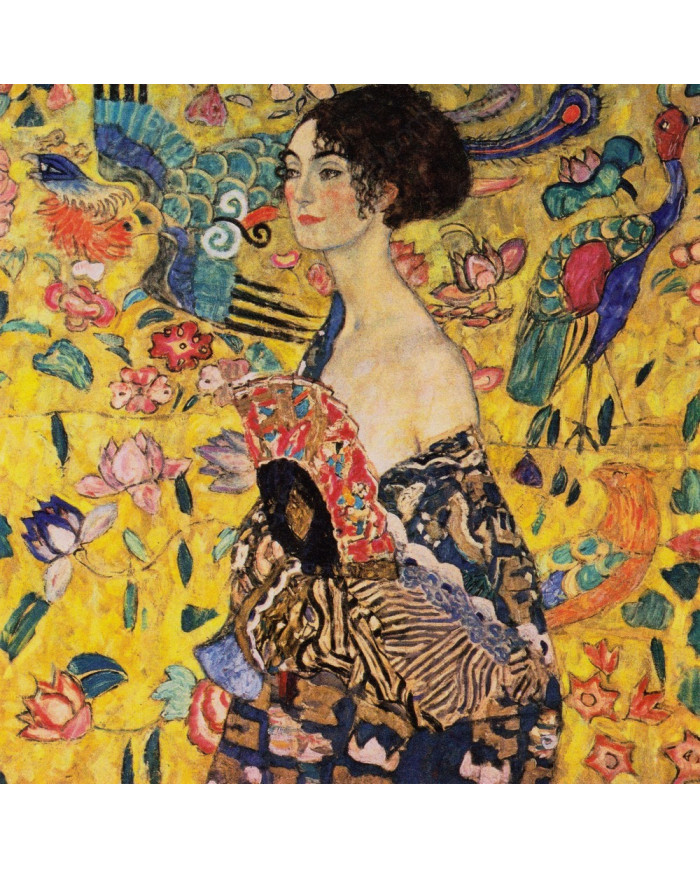 Gustav Klimt, Woman with fan