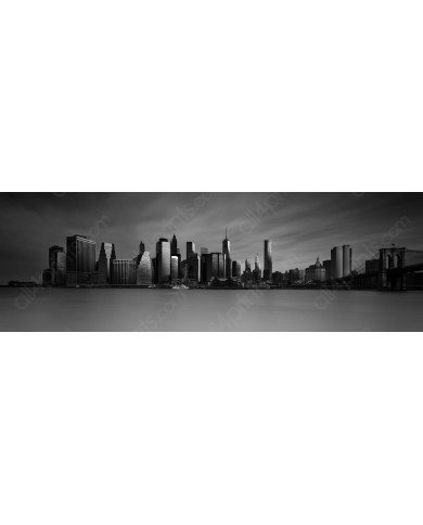 Manhattan Skyline con Brooklyn Bridge , New York City Manhattan Skyline con Brooklyn Bridge , New York City