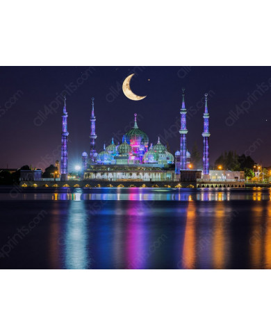 Mezquita de cristal, Kuala Terengganu, Malasia Mezquita de cristal, Kuala Terengganu, Malasia