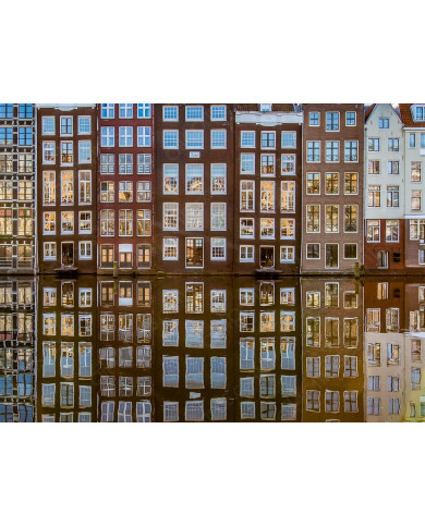 Reflection on the canal, Amsterdam