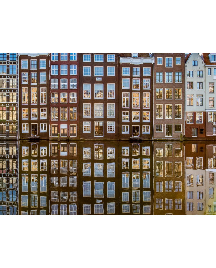 Reflejo en el canal, Amsterdam
