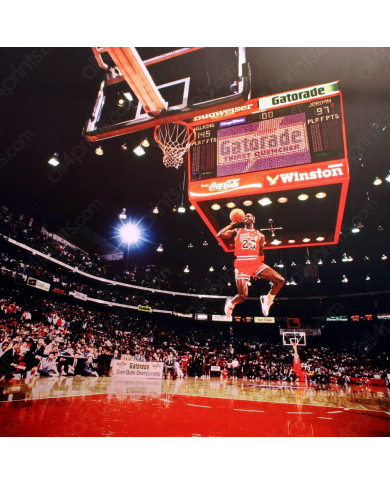 Último mate de Michael Jordan vs Dominique Wilkins, Final Slam Dunk NBA, 1988