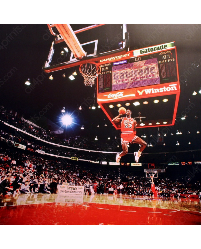 Michael Jordan vs. Dominique Wilkins, Final Slam Dunk NBA, 1988