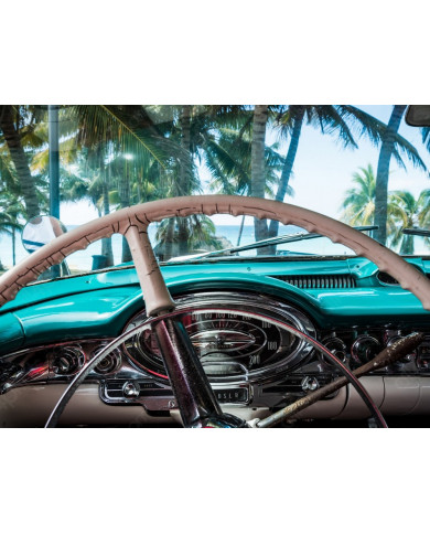 Varadero desde un coche clásico cubano Varadero desde un coche clásico cubano