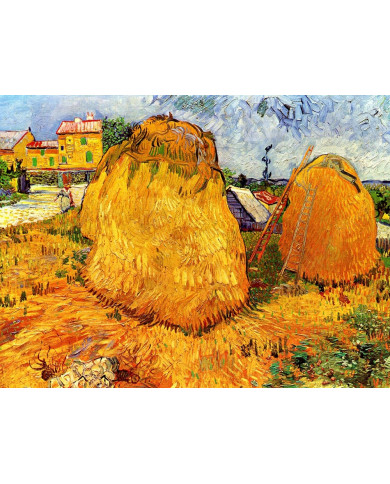 Vincent Van Gogh, Haystacks in Provence Vincent Van Gogh, Haystacks in Provence