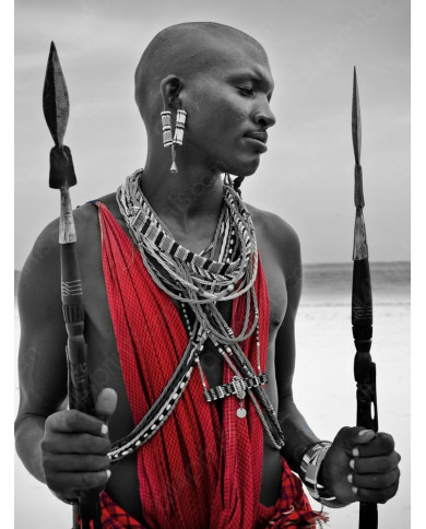 Maasai Warrior, Kenya