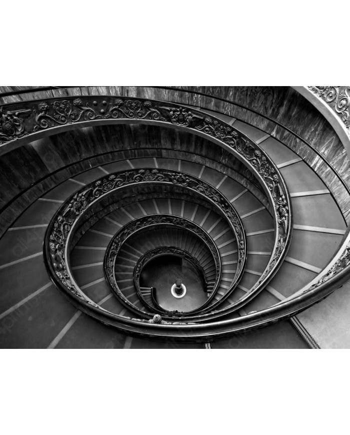Escalera de espiral,Museos Varicanos,Roma