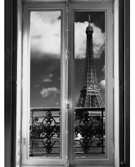 Casa con vistas a la Torre Eiffel, París, Francia
