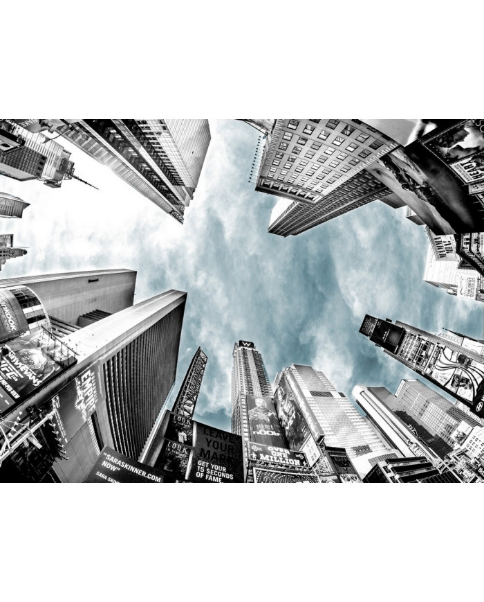 Vista de los rascacielos de Times Square,Nueva York, USA