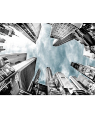 Vista de los rascacielos de Times Square,Nueva York, USA