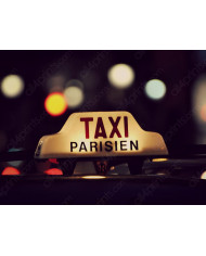 Taxi en Paris, Francia
