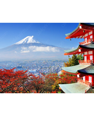 Monte Fuji en otoño,Japón Monte Fuji en otoño,Japón