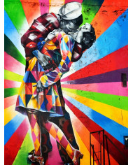 Mural del artista brasileño Kobra, Nueva York