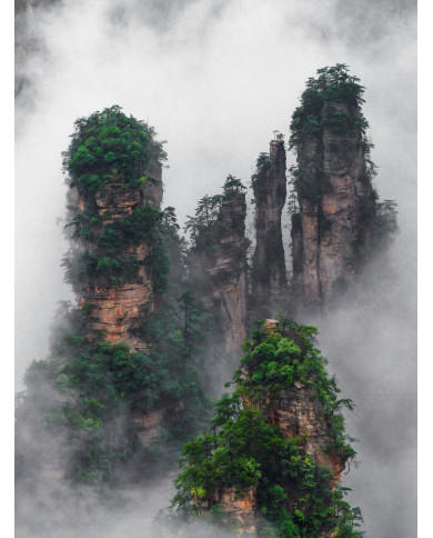Zhangjiajie National Park famous for the rogaje of Avatar, China