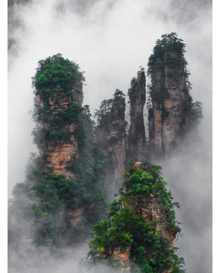 Zhangjiajie National Park famoso por el rogaje de Avatar, China