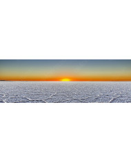 Amanecer en el Salar de Uyuni, Bolivia