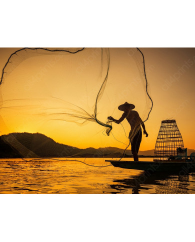 Fisherman in Phuket, Thailand