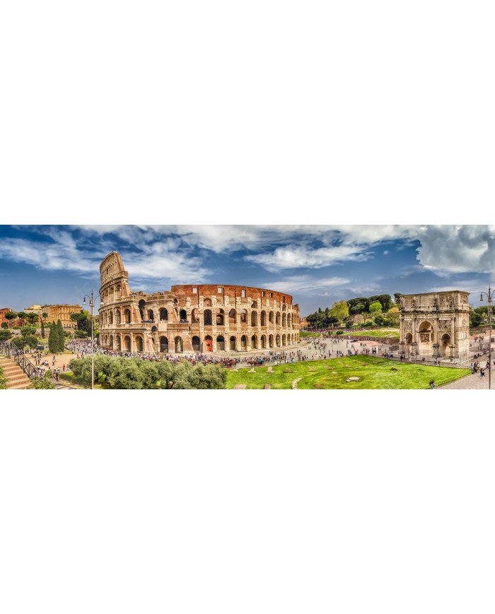 Coliseum junto al Arco de Constantino, Roma, Itaila