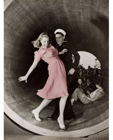 El baile del soldado en la segunda gerra mundial, New York, USA, 1941 El baile del soldado en la segunda gerra mundial, New York, USA, 1941