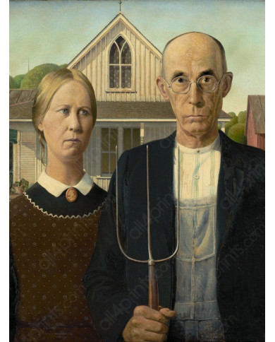 Grant Wood, American Gothic Grant Wood, American Gothic