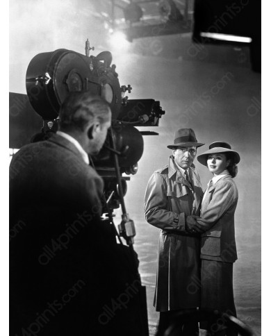 Humphrey Bogart e Ingrid Bergman en Casablanca Humphrey Bogart e Ingrid Bergman en Casablanca