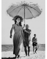 Pablo Picasso y Françoise Gilot, Golfe-Juan, 1948