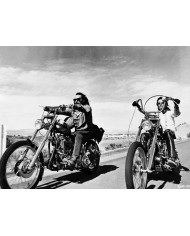 Dennis Hopper con Peter Fonda , en Easy Rider, 1969