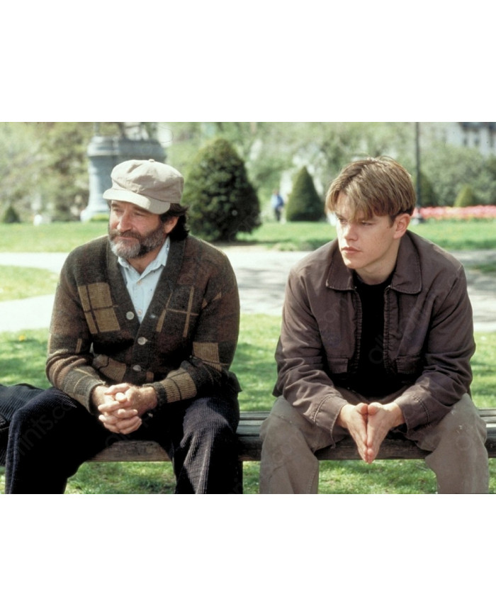 Robin Williams y Matt Damon en El indomable Will Hunting