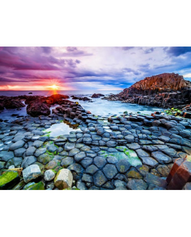 La Calzada del Gigante, Irlanda del Norte La Calzada del Gigante, Irlanda del Norte