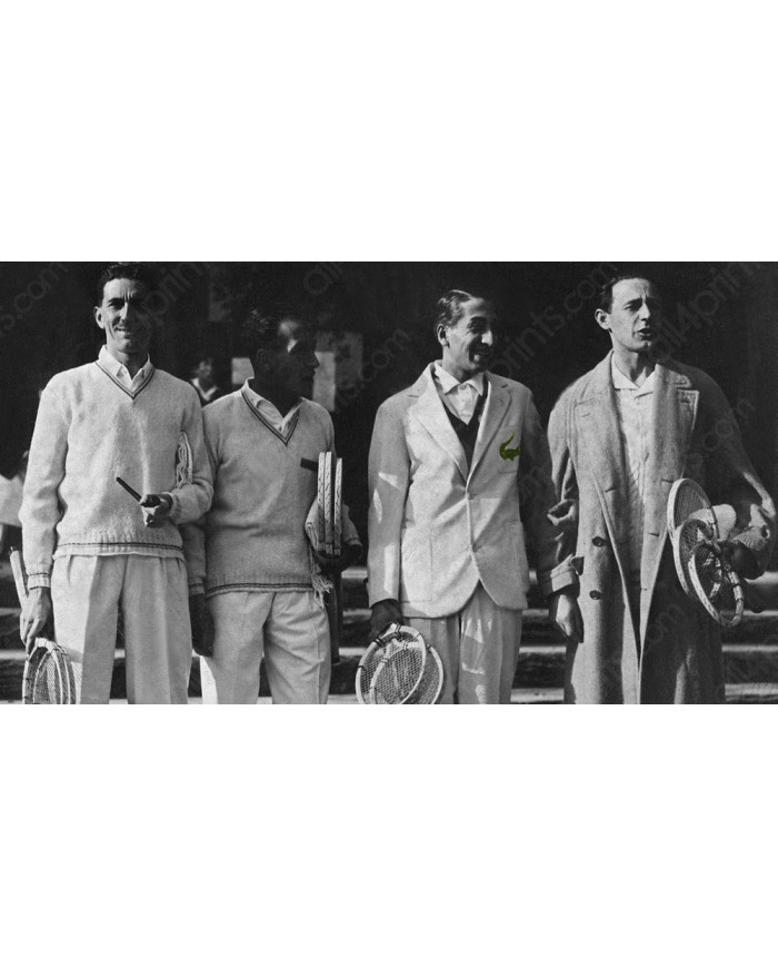 Les 4 Quatre mousquetaires de la Coupe Davis entre 1920-1930