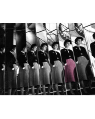 Mademoiselle Chanel in the staircase, 31 rue Cambon, Paris, 1954