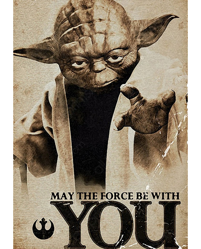 Master Yoda in May the force be with you