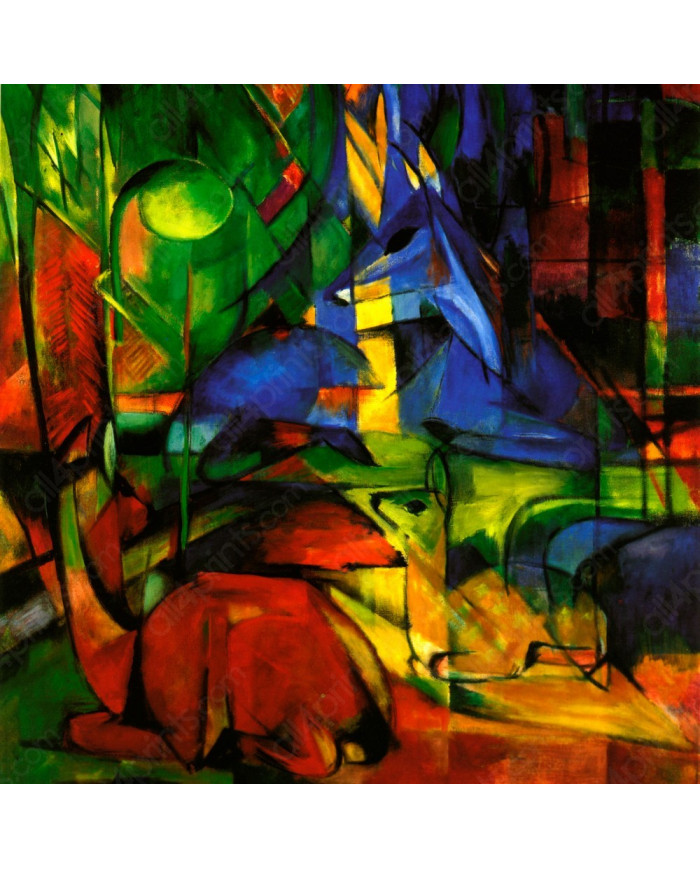 Marc Franz, Ciervos en el bosque II