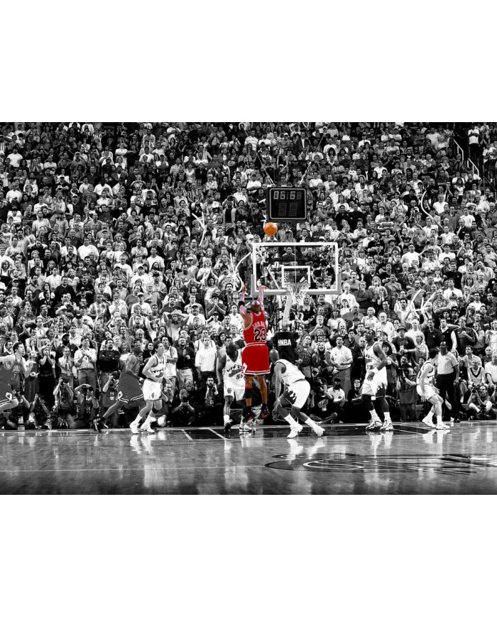 Michael Jordan, the last shot in the NBA