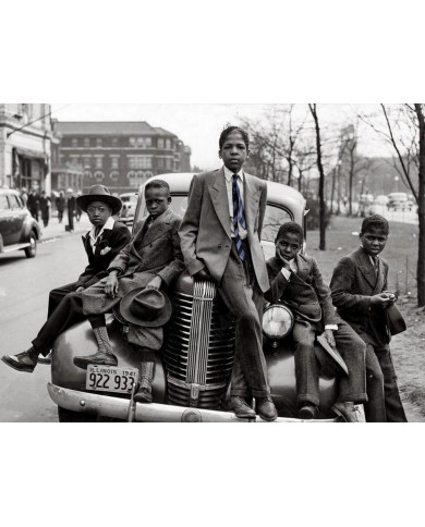 South side boys on Easter morning, South side Chicago Illinois, 1941 South side boys on Easter morning, South side Chicago Illinois, 1941
