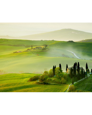 Paisaje de Toscana en primavera, Italia Paisaje de Toscana en primavera, Italia