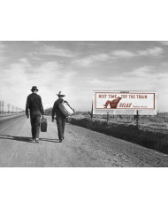 Two dust bowl okies, Oklahoma, USA